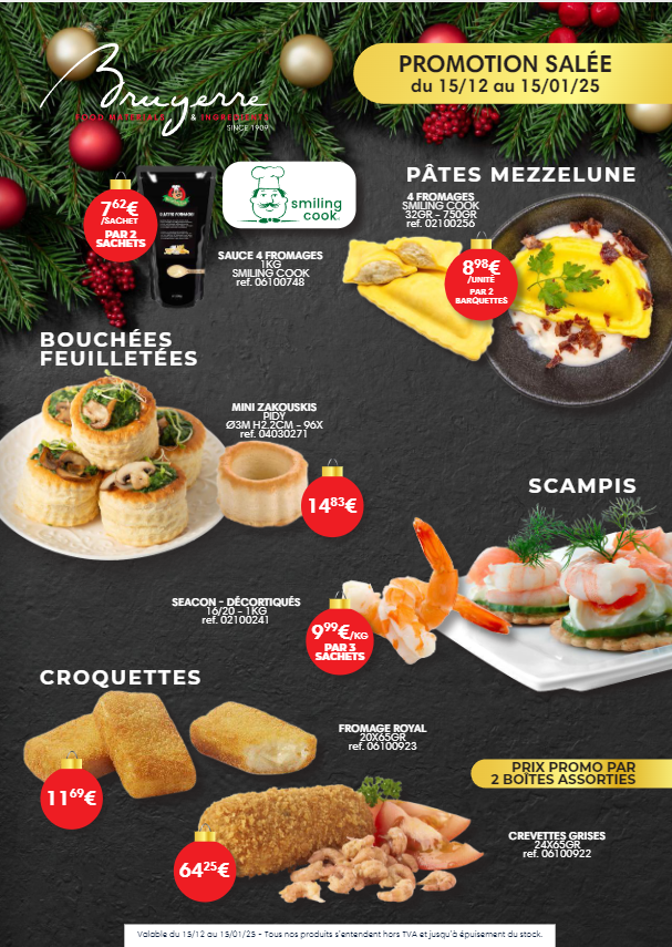 PROMO SALEE DECEMBRE